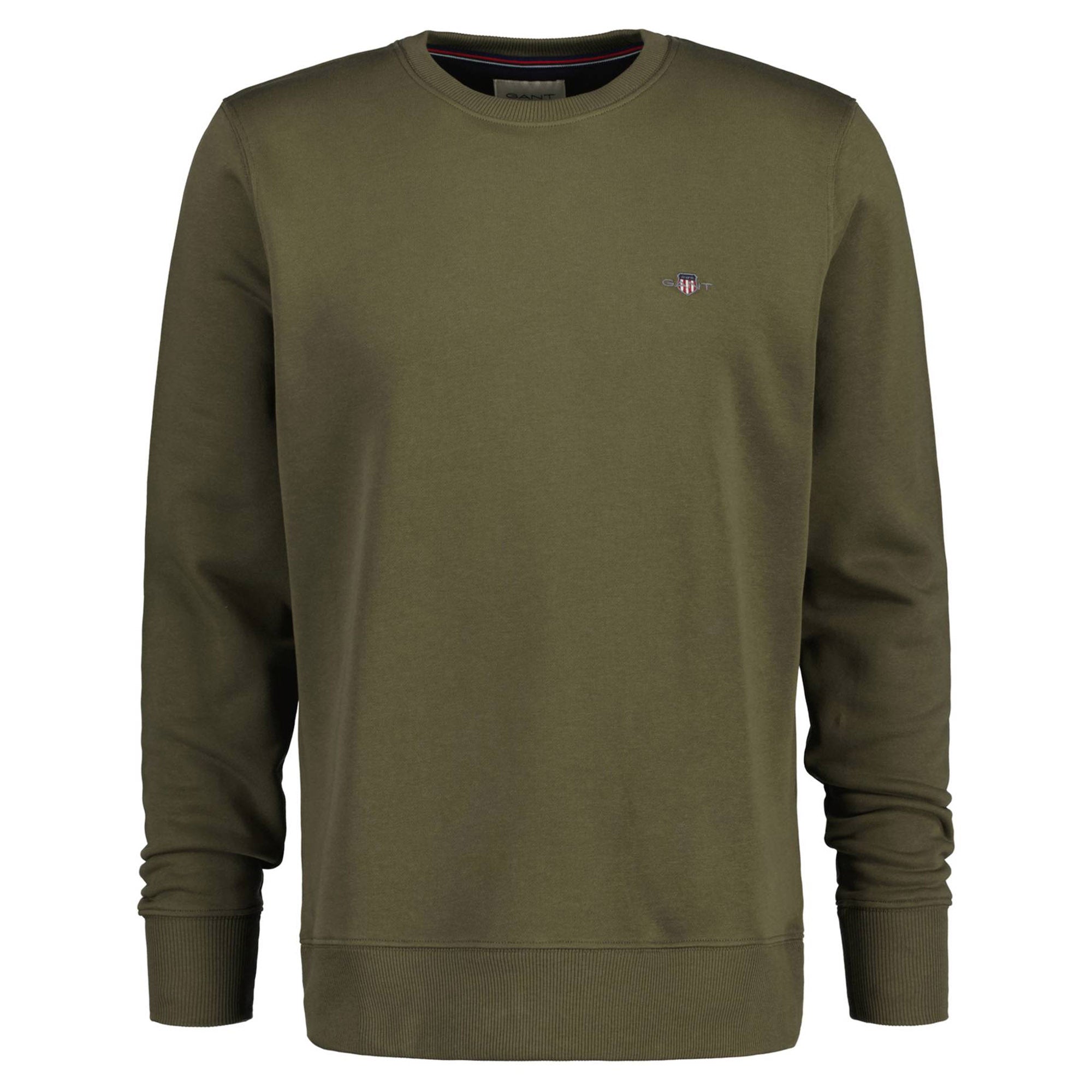 GANT Herren Sweatshirt - REGULAR SHIELD C-NECK SWEAT, Rundhals, Baumwoll-Mix