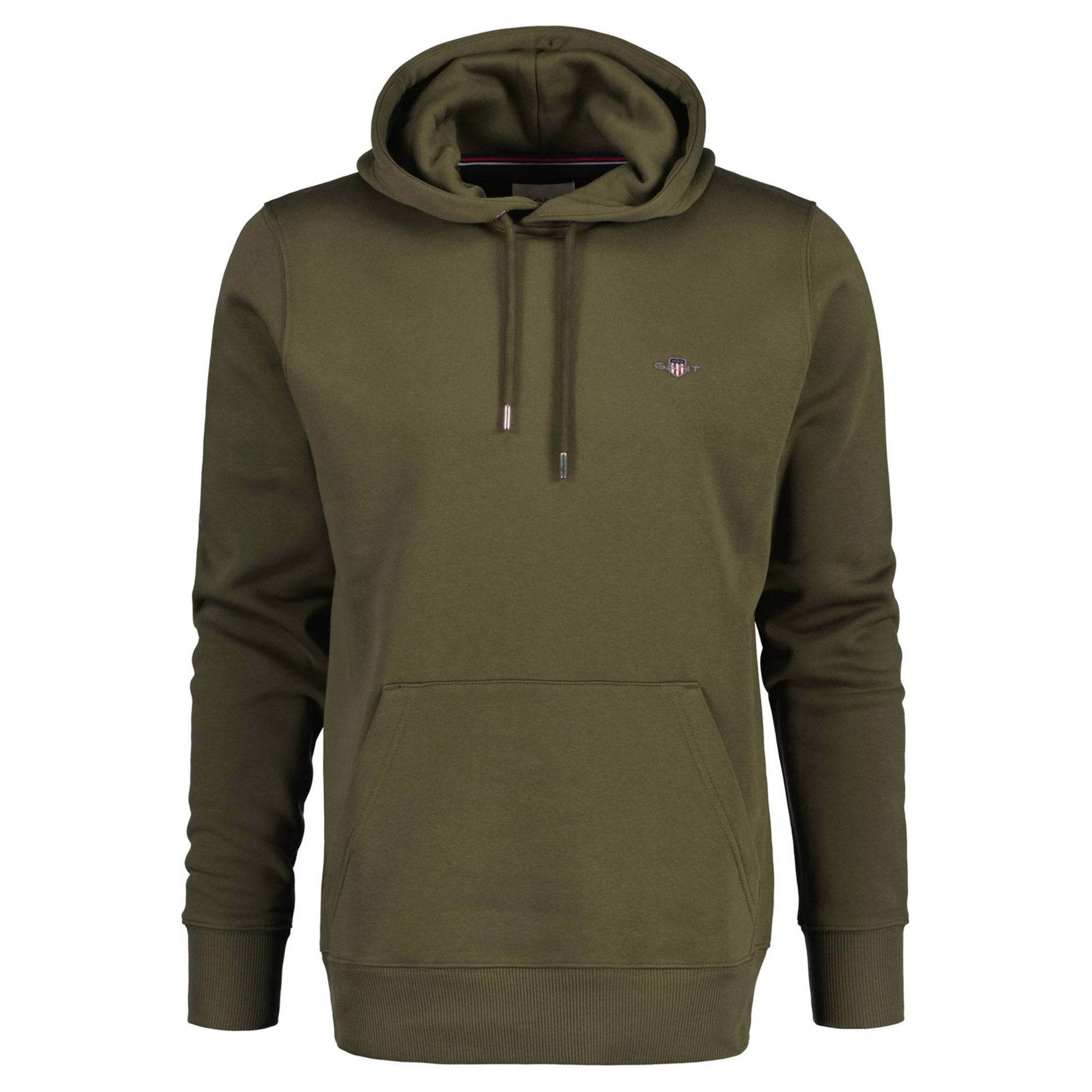 GANT Herren Hoodie - REGULAR SHIELD HOODIE, Kapuzen-Sweatshirt, Baumwoll-Mix