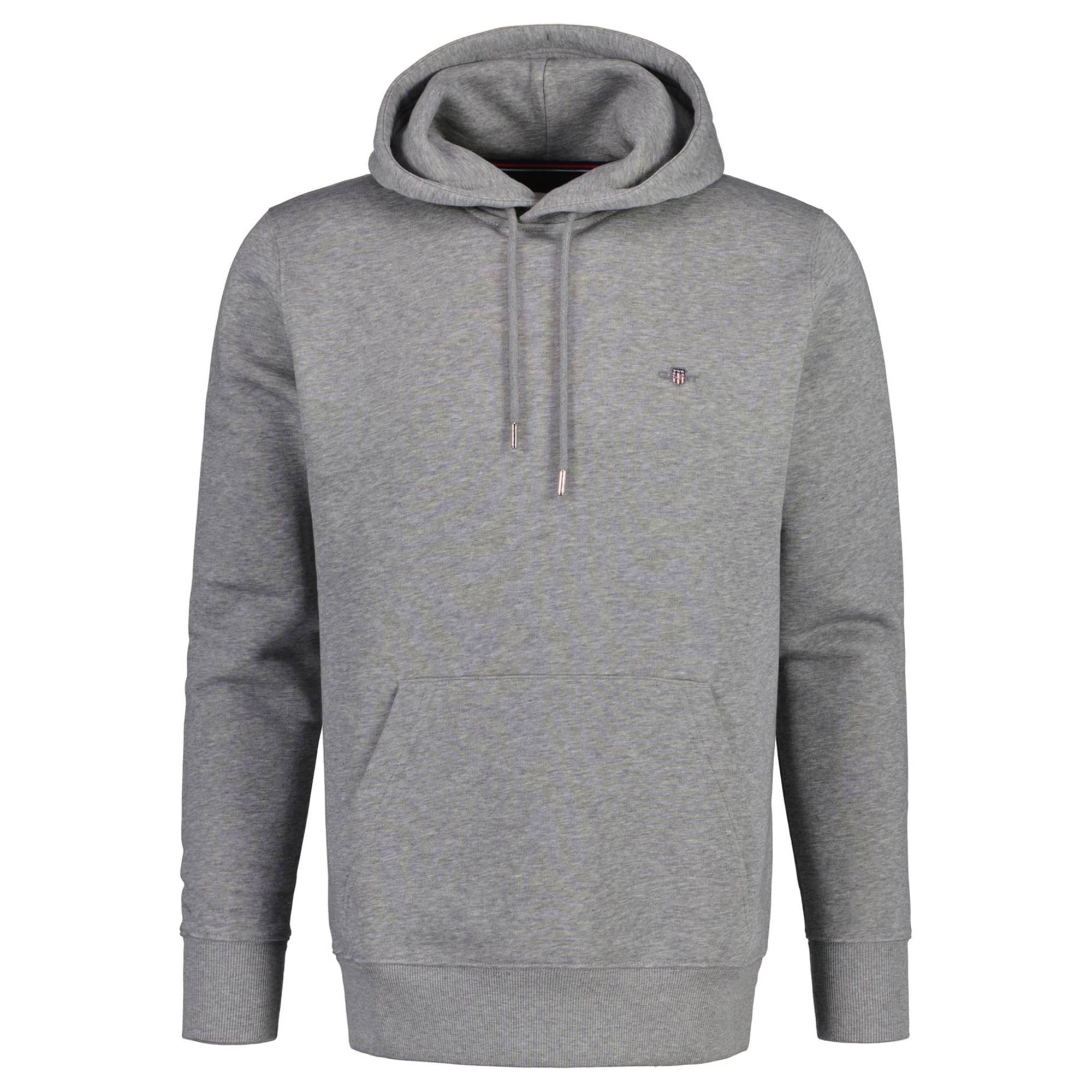 GANT Herren Hoodie - REGULAR SHIELD HOODIE, Kapuzen-Sweatshirt, Baumwoll-Mix