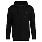 GANT Men's Sweat Jacket - REGULAR SHIELD FULL ZIP HOODIE, hood, cotton mix