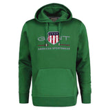 GANT Men's Hoodie - REGULAR ARCHIVE SHIELD HOODIE, hooded sweatshirt, logo
