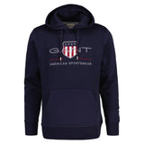 GANT Herren Hoodie - REGULAR ARCHIVE SHIELD HOODIE, Kapuzen-Sweatshirt, Logo