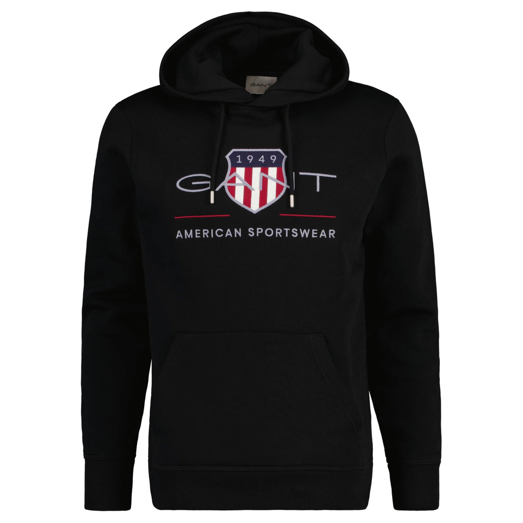 GANT Men's Hoodie - REGULAR ARCHIVE SHIELD HOODIE, hooded sweatshirt, logo