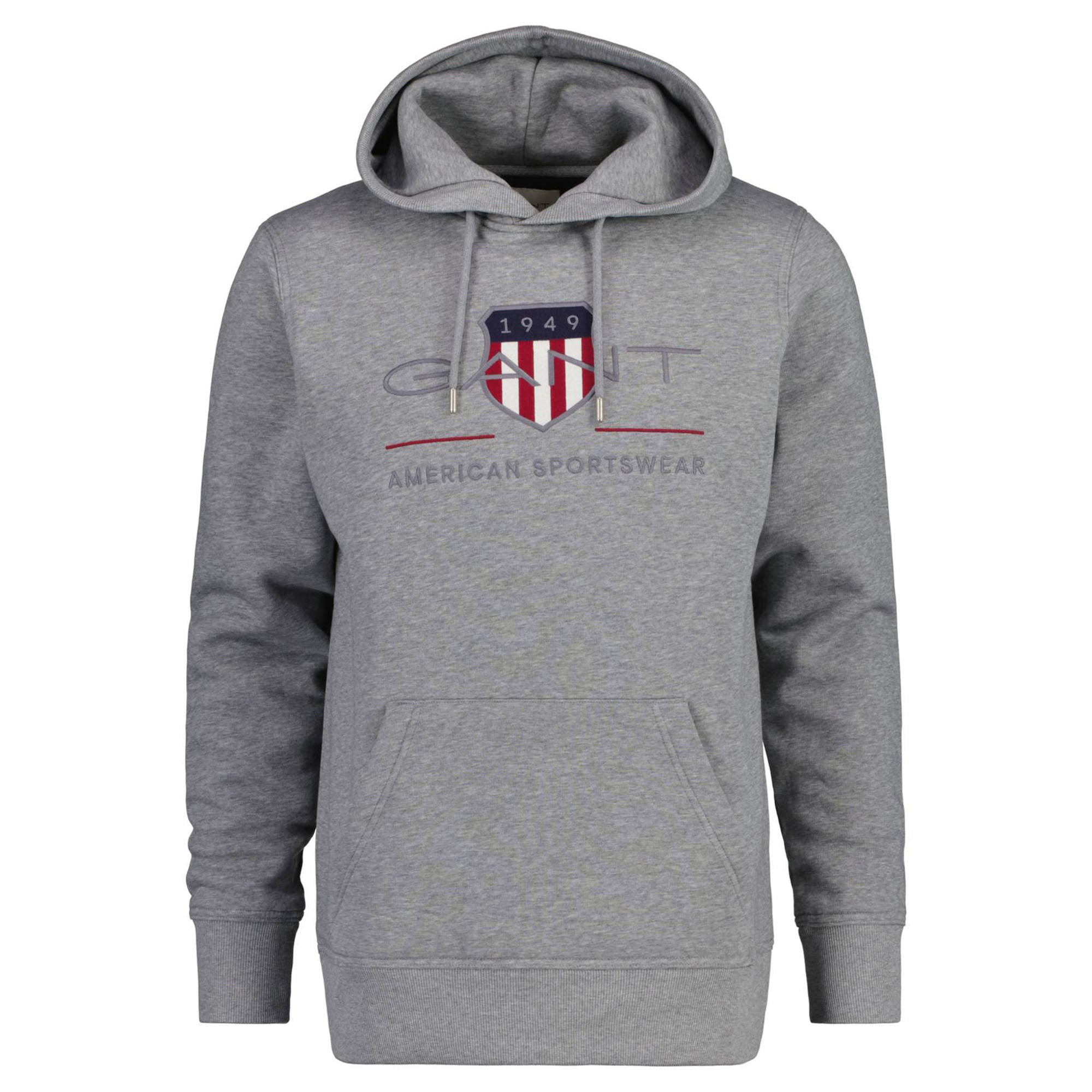 GANT Herren Hoodie - REGULAR ARCHIVE SHIELD HOODIE, Kapuzen-Sweatshirt, Logo