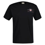 GANT Men's T-shirt - REG ARCHIVE SHIELD EMB, round neck, short sleeve, embroidery