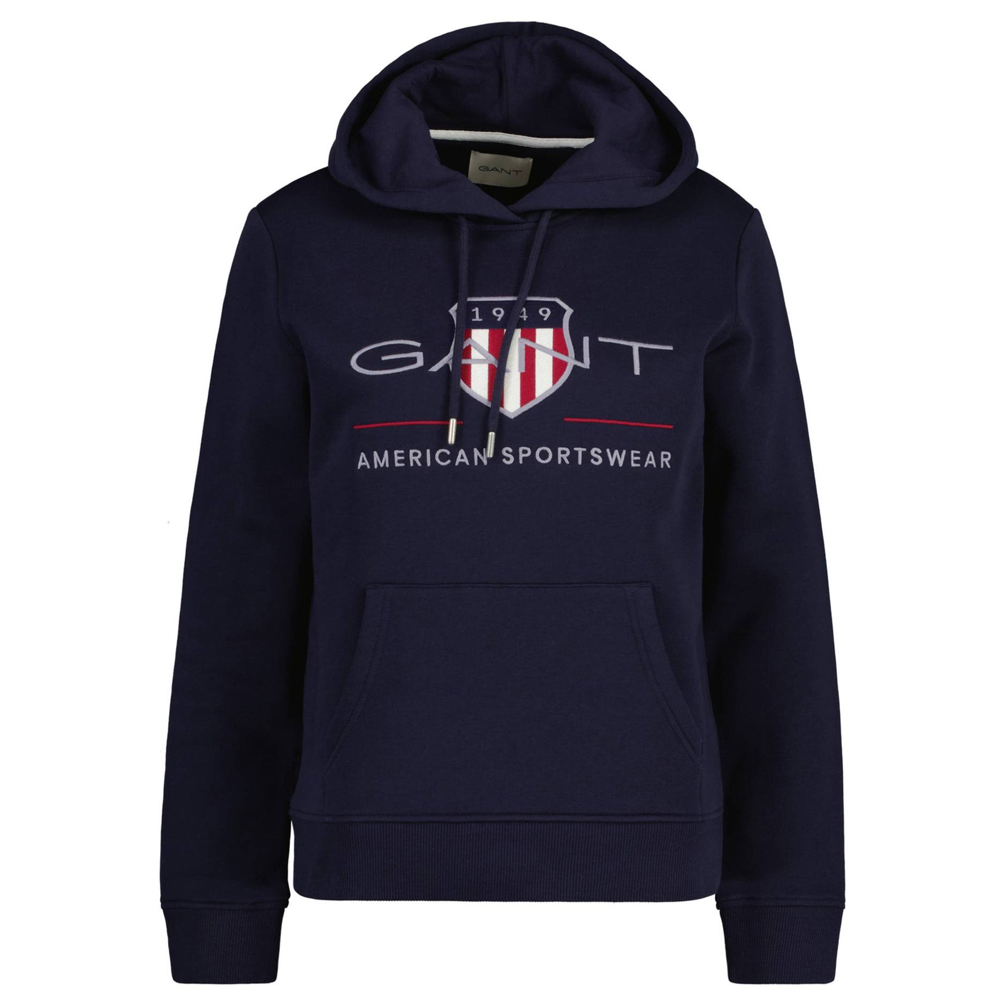 GANT Damen Sweatshirt - REGULAR ARCHIVE SHIELD HOODIE, Kapuzen-Pullover, Logo