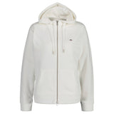 GANT Damen Sweatjacke - REGULAR SHIELD ZIP HOODIE, Kapuzen-Jacke, Logo