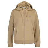 GANT Damen Sweatjacke - REGULAR SHIELD ZIP HOODIE, Kapuzen-Jacke, Logo