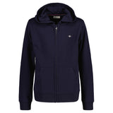 GANT Kids Sweat Jacket - SHIELD FULL ZIP HOODIE, hood, zip, cotton