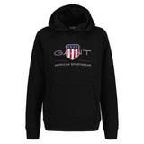 GANT Kids Sweatshirt - ARCHIVE SHIELD HOODIE, hooded sweatshirt, logo, uni