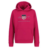GANT Kids Sweatshirt - ARCHIVE SHIELD HOODIE, hooded sweatshirt, logo, uni