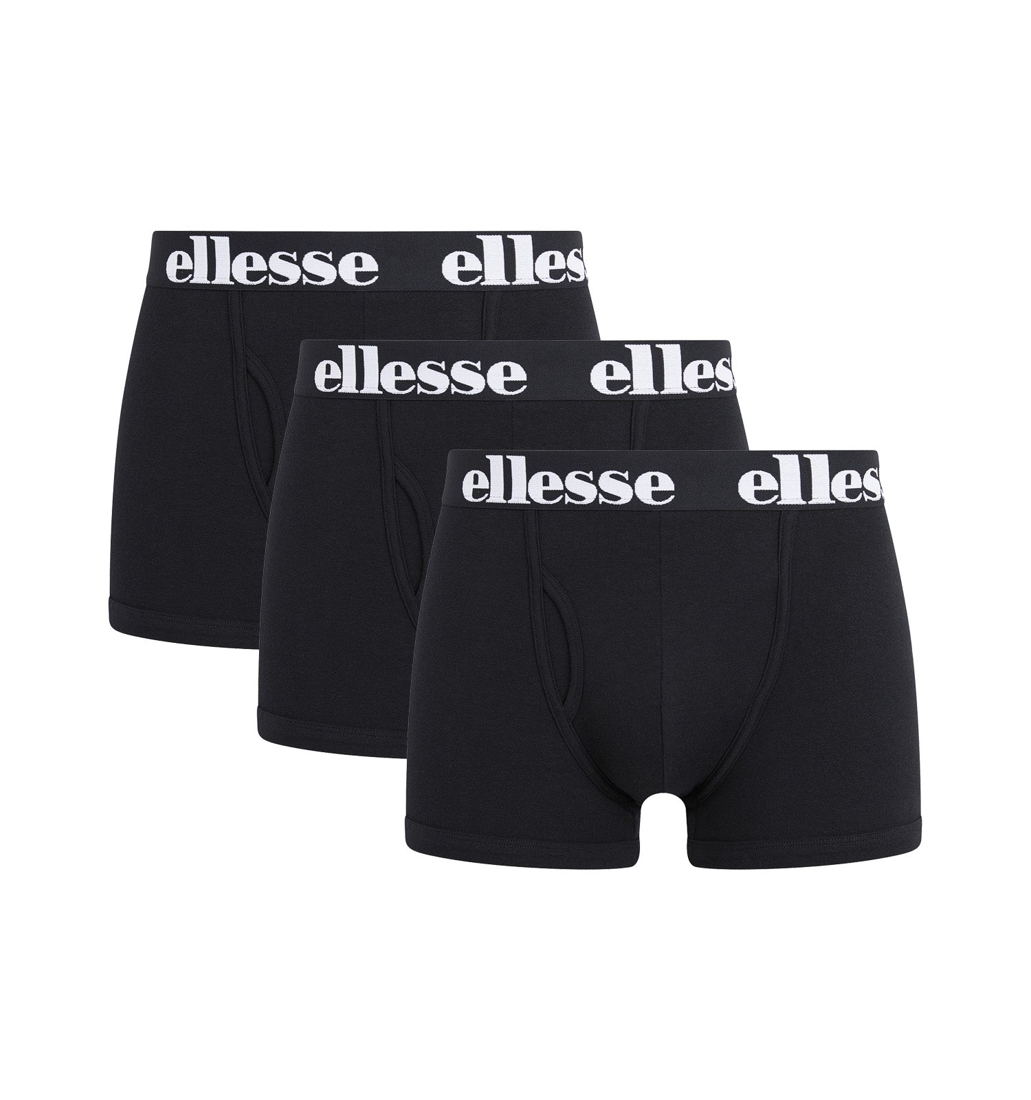 ellesse Herren Boxer Shorts HALI, 3er Pack - Fashion Trunks, Logo, Cotton Stretch