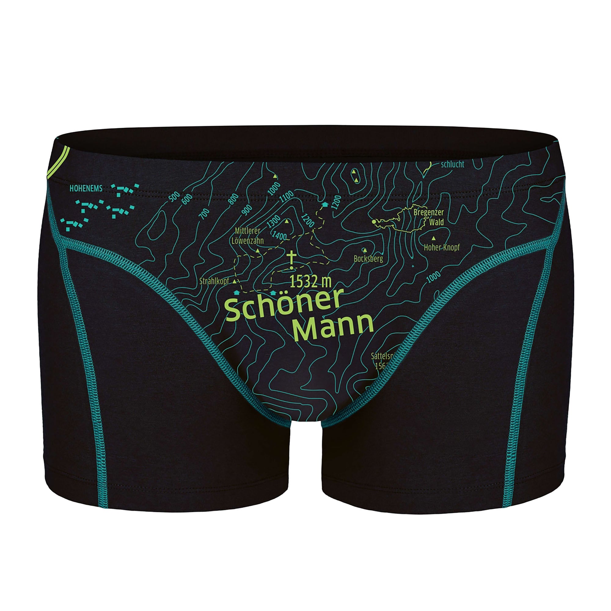 EIN SCHÖNER FLECK ERDE Herren Boxershorts - Shorts, Print, Bio-Baumwolle