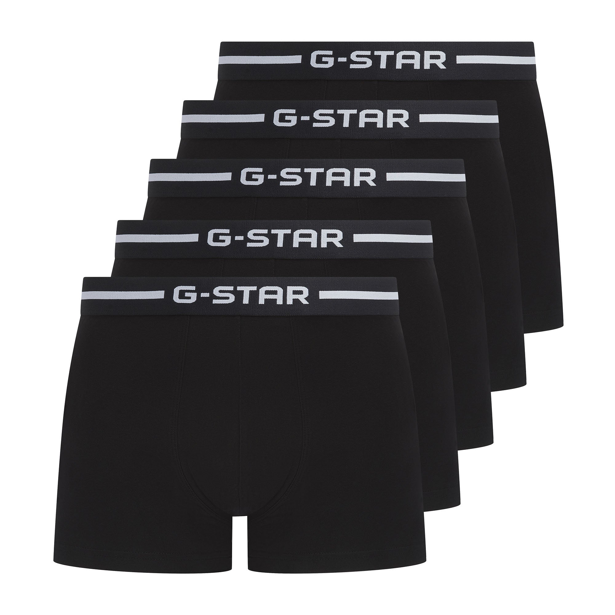 G-STAR Herren Boxershorts, 5er Pack - HEMLOCK, Trunks, Cotton Stretch