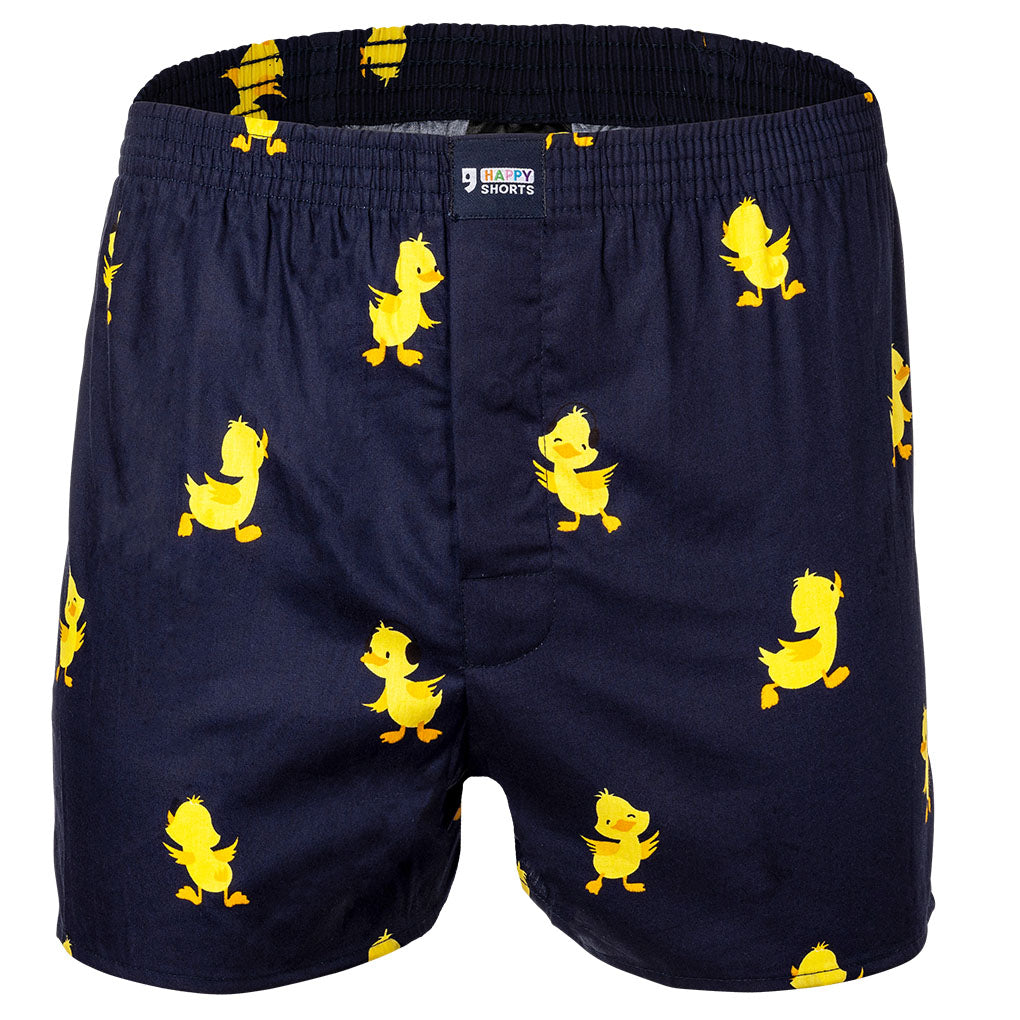Happy Shorts Herren Webboxershorts - American Style, Baumwolle, gemustert