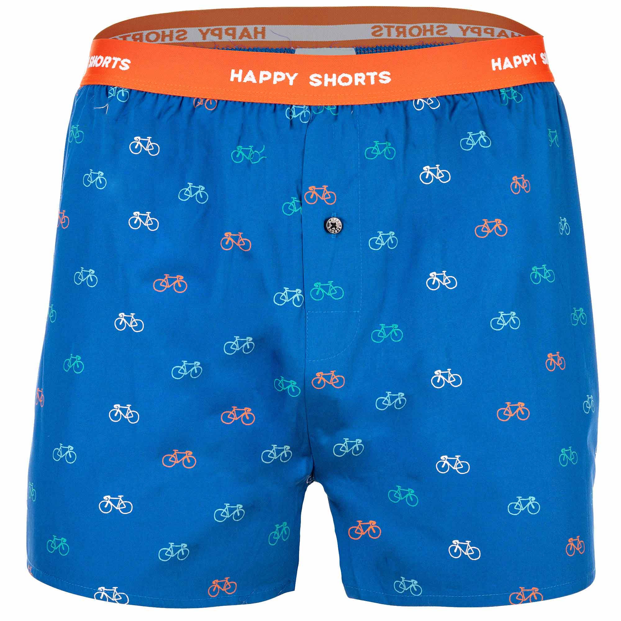 Happy Shorts Herren Webboxershorts - American Style, Baumwolle, gemustert
