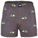 Happy Shorts Herren Webboxershorts - American Style, Baumwolle, gemustert