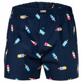 Happy Shorts Herren Webboxershorts - American Style, Baumwolle, gemustert