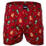 Happy Shorts Herren Webboxershorts - American Style, Baumwolle, gemustert
