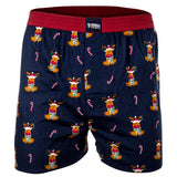 Happy Shorts Herren Webboxershorts - American Style, Baumwolle, gemustert
