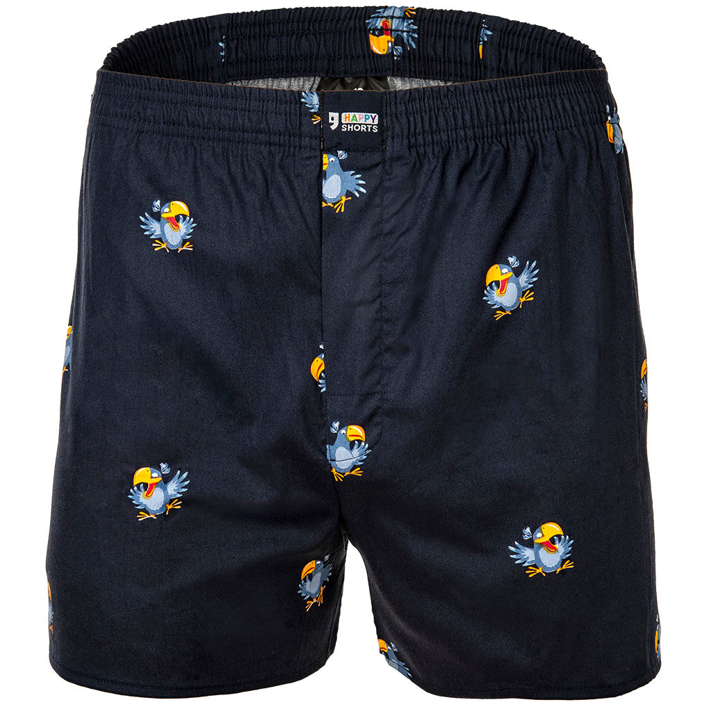 Happy Shorts Herren Webboxershorts - American Style, Baumwolle, gemustert
