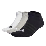 adidas Unisex Sneakersocken, 3er Pack - Thin and Light Sportswear Low Cut Socks, Logo, einfarbig