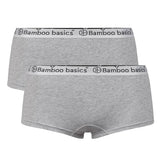 Bamboo basics Damen Hipster IRIS, 2er Pack - Panty, atmungsaktiv, Single Jersey