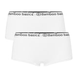 Bamboo basics Damen Hipster IRIS, 2er Pack - Panty, atmungsaktiv, Single Jersey
