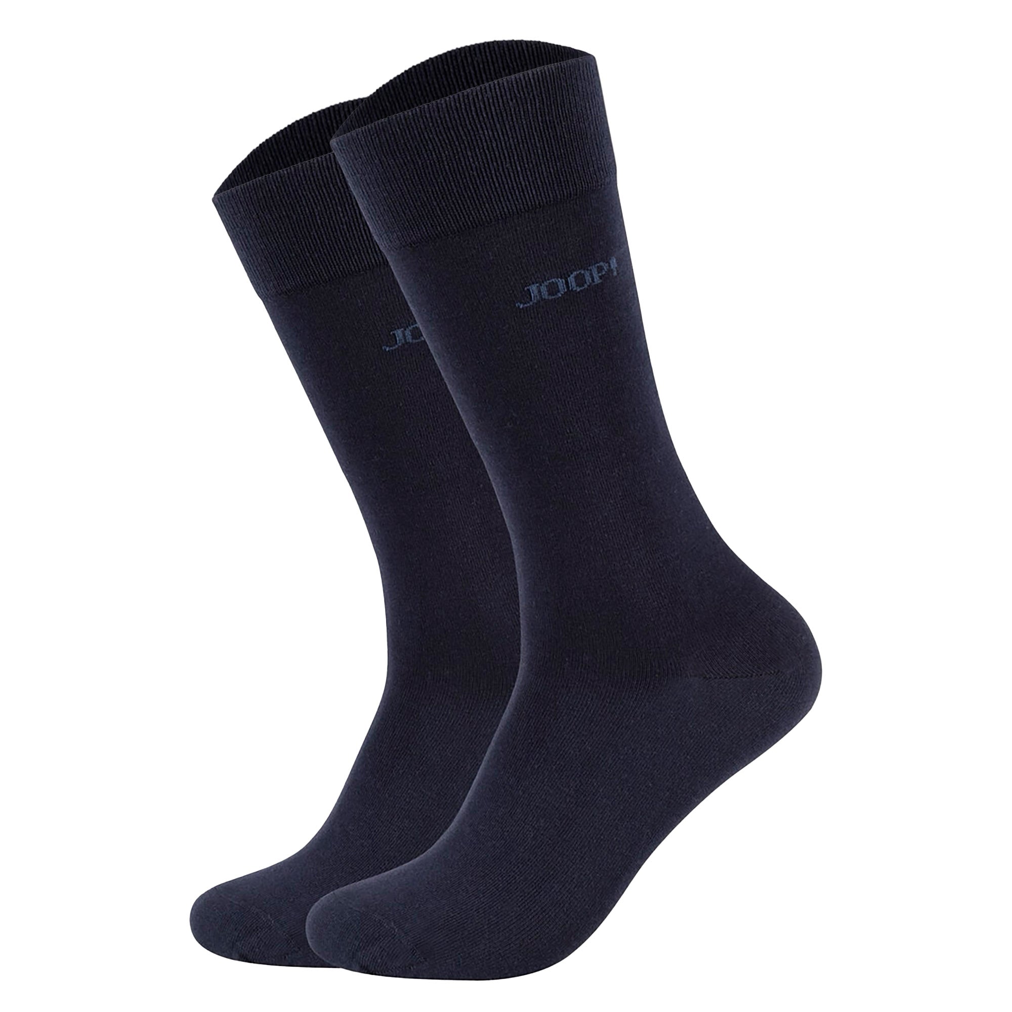 JOOP! Unisex Socken, 2er Pack - Premium Essential Organic Cotton Socks, Logo, einfarbig