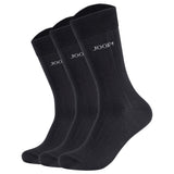 JOOP! Unisex Socken, 3er Pack - Premium Essential Mercerised Socks, Logo, einfarbig