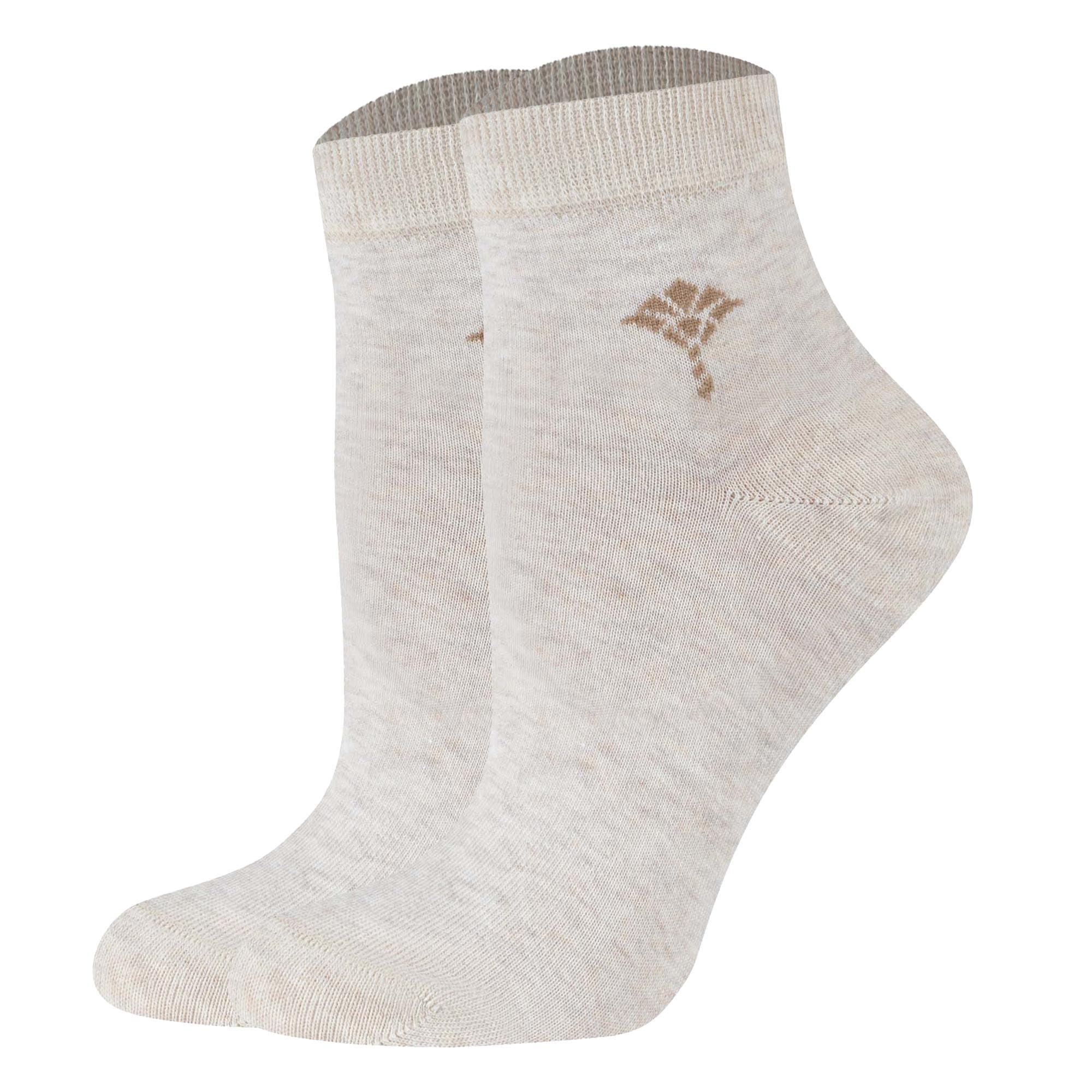 JOOP! Damen Quartersocken, 2er Pack - Daily Glam Organic GOTS Quarter, Baumwoll-Mix, uni