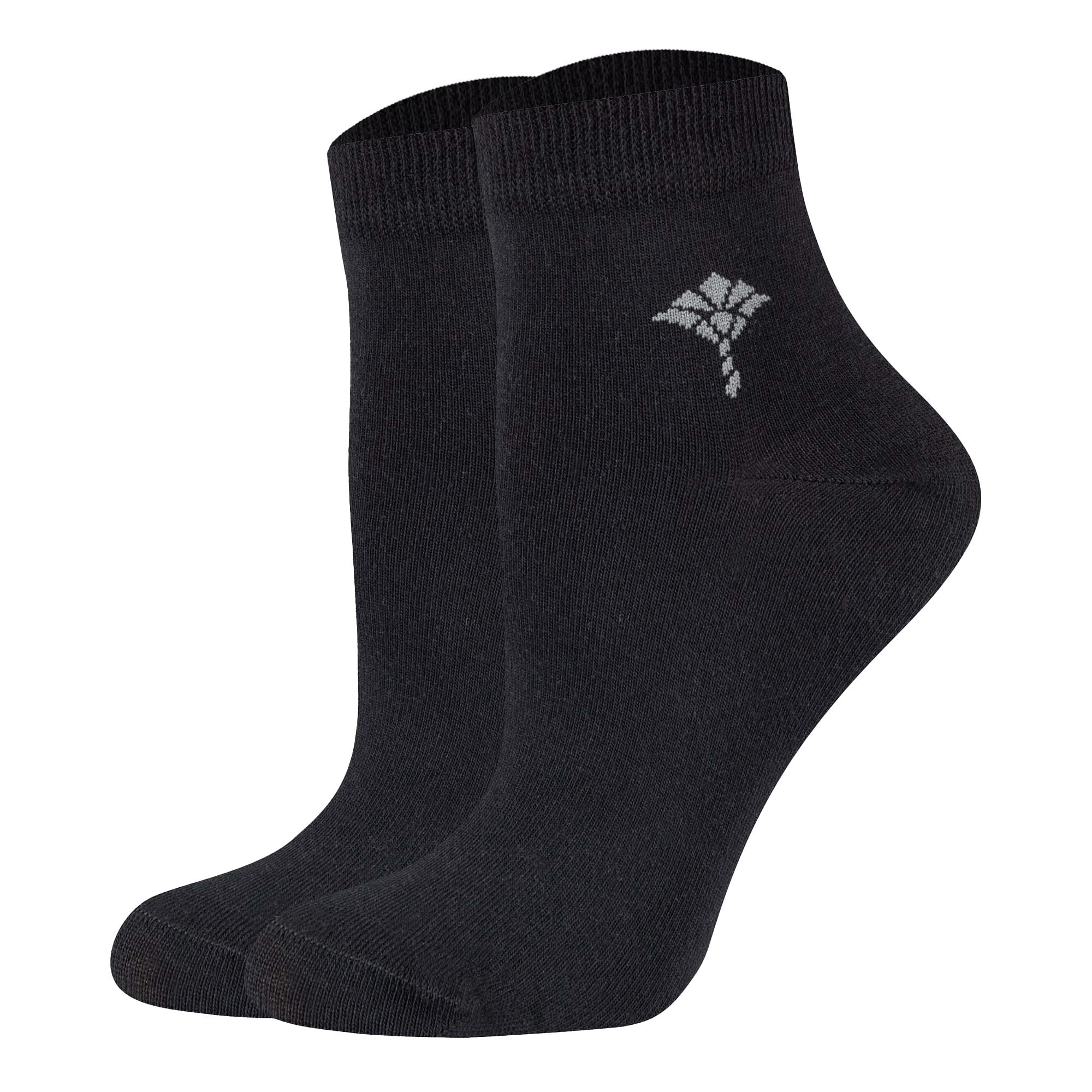 JOOP! Damen Quartersocken, 2er Pack - Daily Glam Organic GOTS Quarter, Baumwoll-Mix, uni