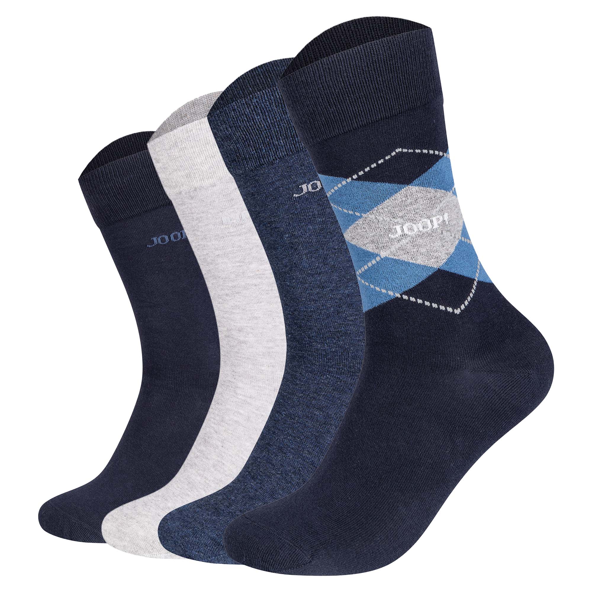 JOOP! Unisex socks, pack of 4 – Premium Essential Socks in Box, gift box, logo