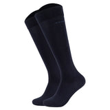 JOOP! Men's Knee-High Socks, 2-pack - Premium Essential Cotton Knee High, logo, single-colored