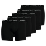 JACK&JONES Men's Boxer Shorts, 5-Pack - JACHUEY TRUNKS PLUS, Cotton Stretch