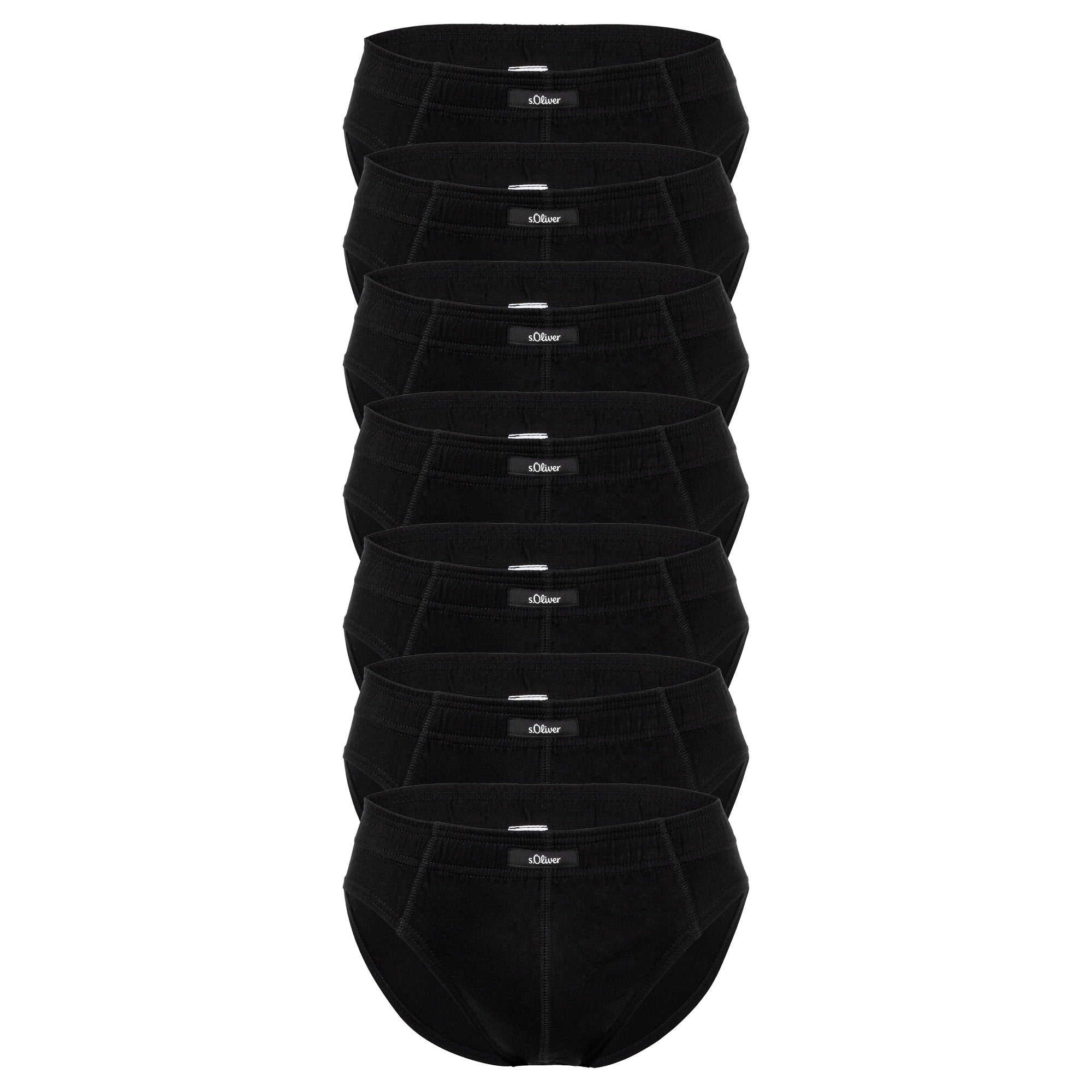 s.Oliver Herren Slips, 7er Pack - Slipdose, Baumwolle, einfarbig