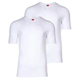 s.Oliver men's t-shirt, 2-pack - basic, round neck, solid color