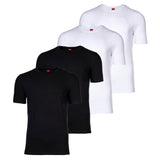 s.Oliver Herren T-Shirt, 4er Pack - Basic, Rundhals, einfarbig