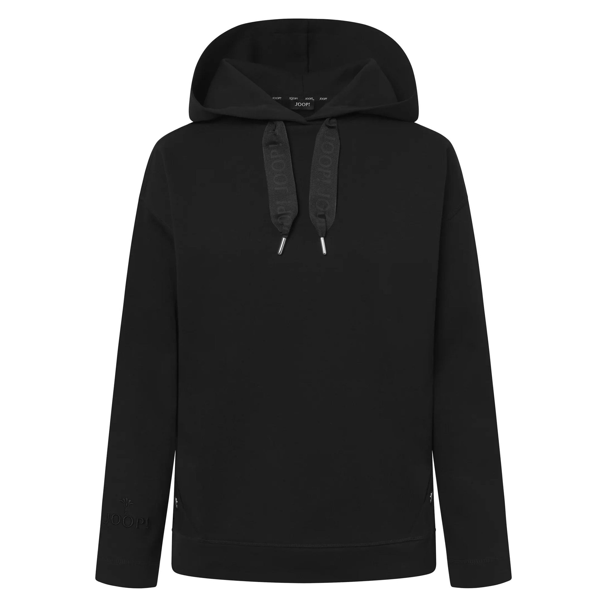 JOOP! Damen Hoodie - Sweatshirt, Loungewear, Kapuze, Baumwollmix, einfarbig