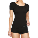 Bamboo basics Damen T-Shirt KATE, 4er Pack - Unterhemd, Rundhals, Single Jersey