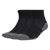 adidas unisex quarter socks, pack of 3 - Essentials Climacool Quarter Socks, logo