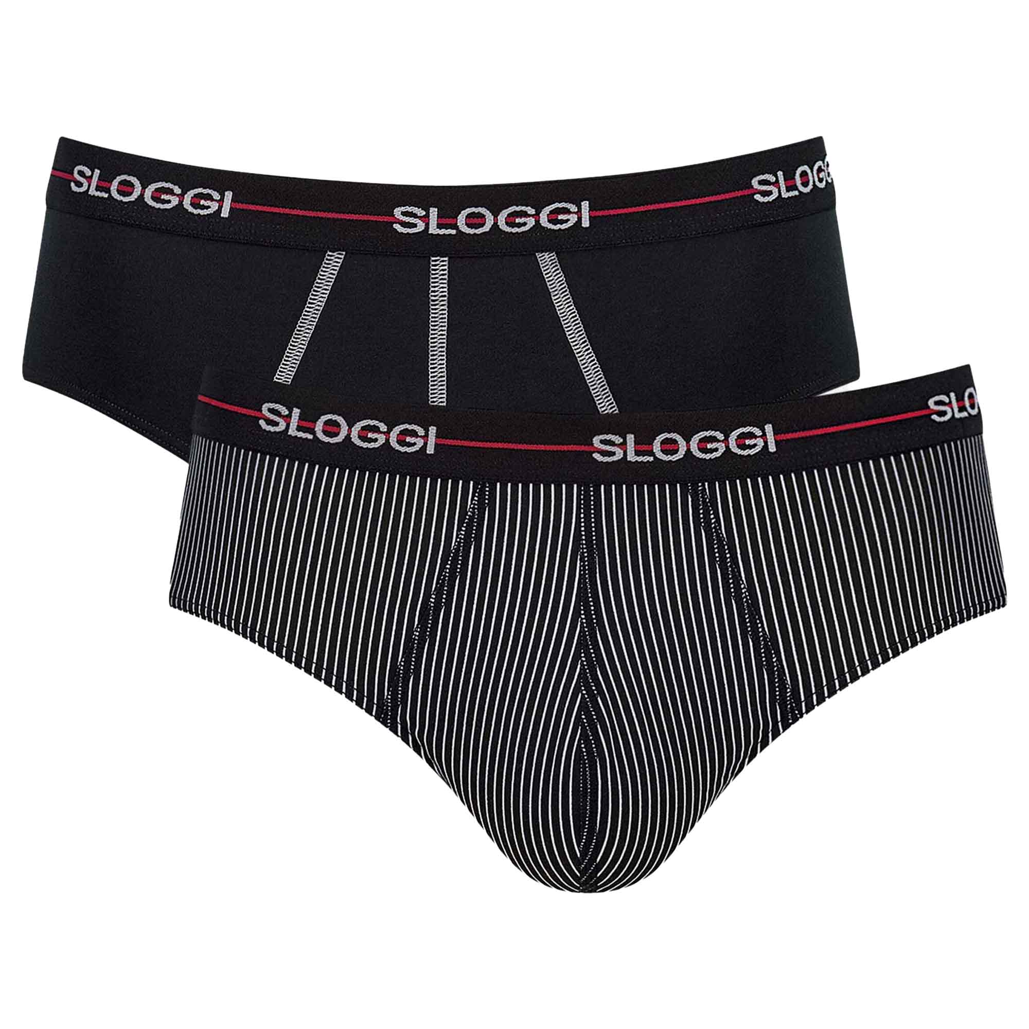 Sloggi Herren Slips Multipack - Start midi C2P box, Baumwolle