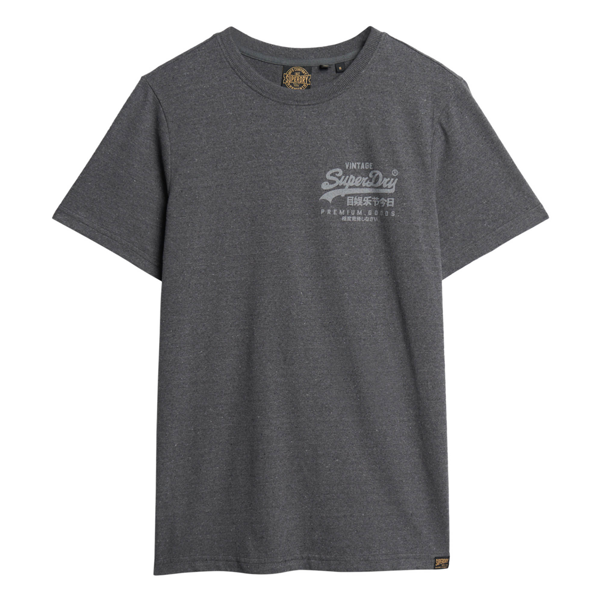 Superdry Herren T-Shirt - Classic VI Heritage Chest Tee , Logo, Rundhals, einfarbig