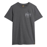 Superdry Herren T-Shirt - Classic VI Heritage Chest Tee , Logo, Rundhals, einfarbig
