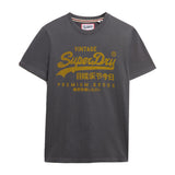 Superdry Herren T-Shirt - VI Classic Tee, Logo, Rundhals, einfarbig