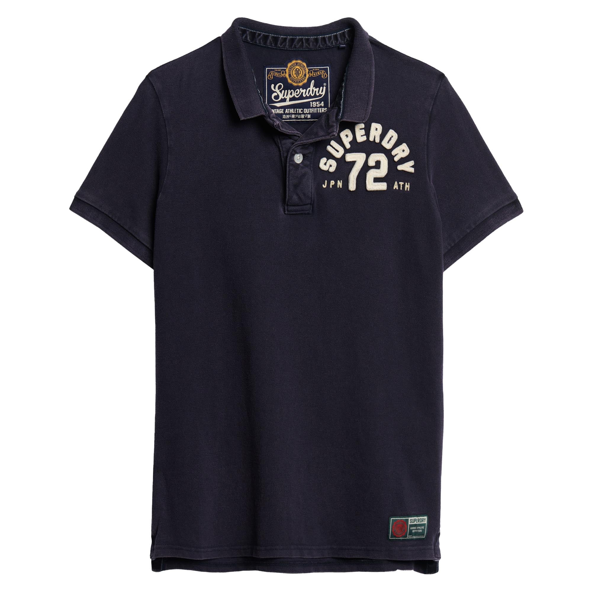 Superdry Herren Poloshirt - Vintage Athletic Polo, Logo, einfarbig