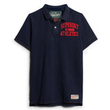 Superdry Herren Poloshirt - Vintage Athletic Polo, Logo, einfarbig