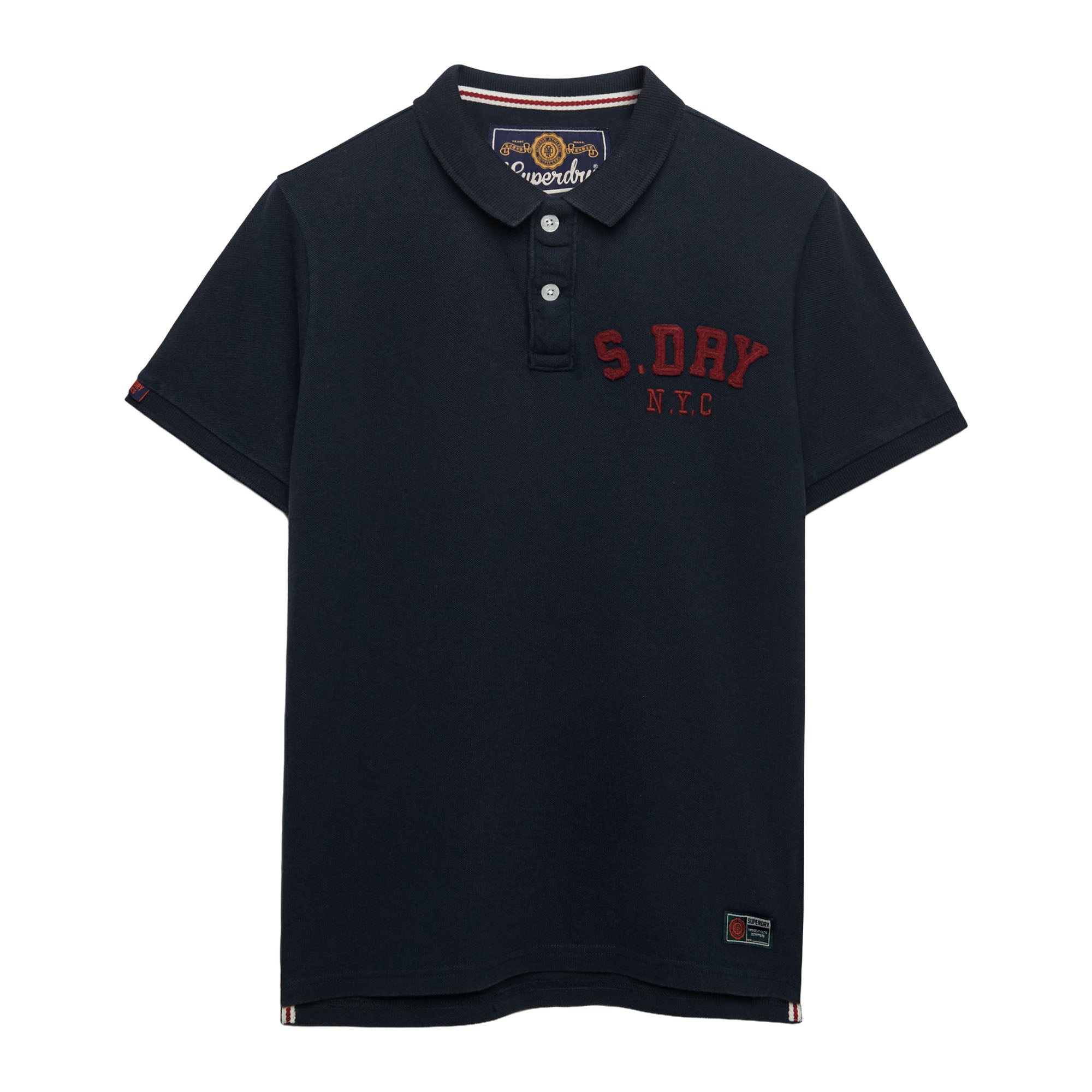 Superdry Herren Poloshirt - Vintage Athletic Polo, Logo, Baumwolle, einfarbig