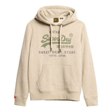 Superdry Herren Hoodie - Vl Heritage Relaxed Hood , Logo, einfarbig