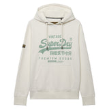 Superdry Men’s Hoodie - Vintage Logo Classic Hoodie, Hood, Print, Cotton Blend